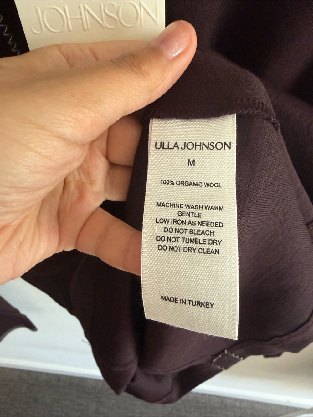 Ulla Johnson Asha Top Mahogany, new with tag - Picture 6 of 7